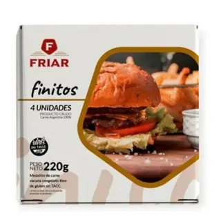 Medallones Finitas por 4 .carne y soja (345)