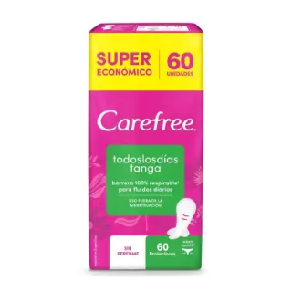 Carefree Protector diario Tanga x 60