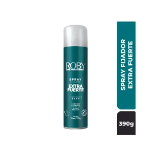 Roby Spray Fijador Extra Fuerte x 390ml