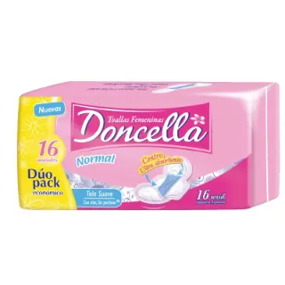 TOALLITA DONCELLA NORMAL CON ALAS X 16