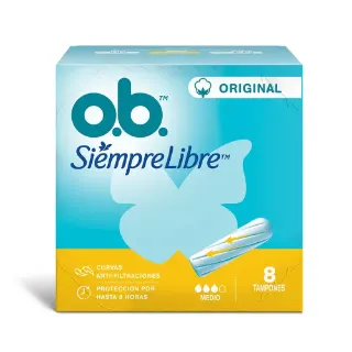 OB Tampones Medio x 8