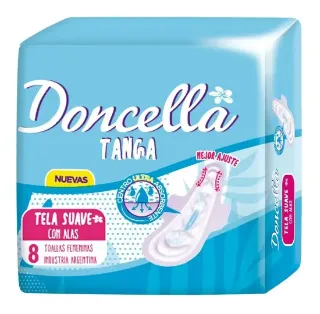 TOALLITA DONCELLA TANGA CON ALAS X 8