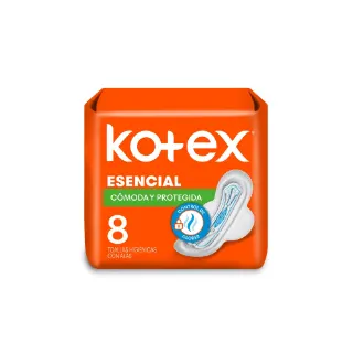 TOALLITA KOTEX NORMAL CON ALAS X 8
