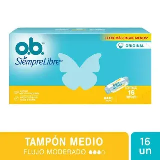 OB Tampones Medio x 16