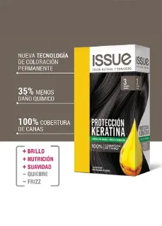 Issue Proteccion Keratina N3 Castaño Oscuro