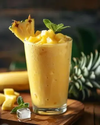 Licuado de anana