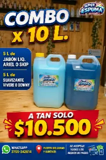 COMBO Jabón Liquido y Suavizante