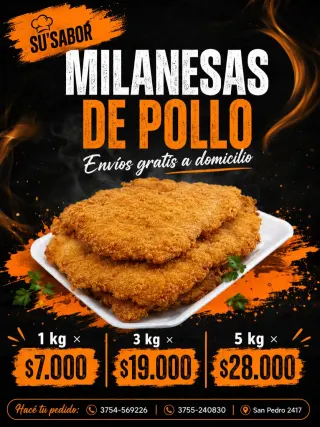 Milanesas de Pollo