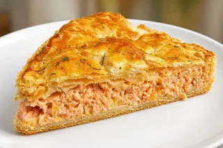 Tarta de pescado y mozzarela