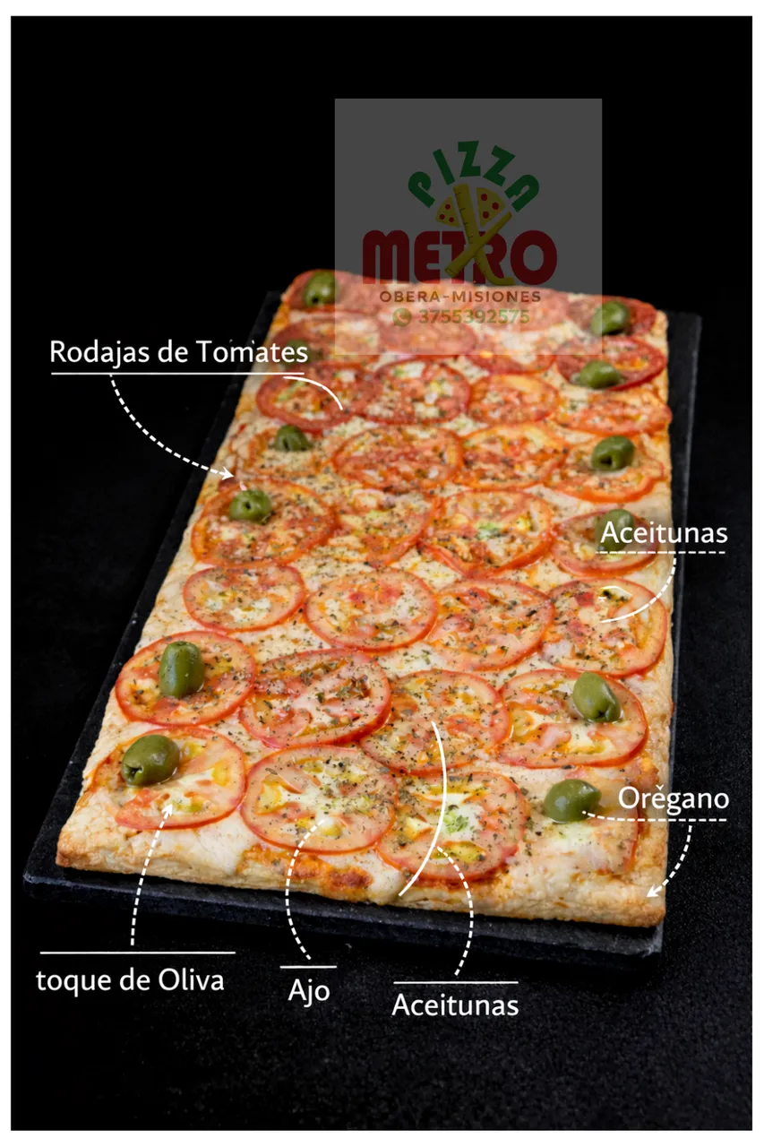 1/2 Napolitana(12 porciones)